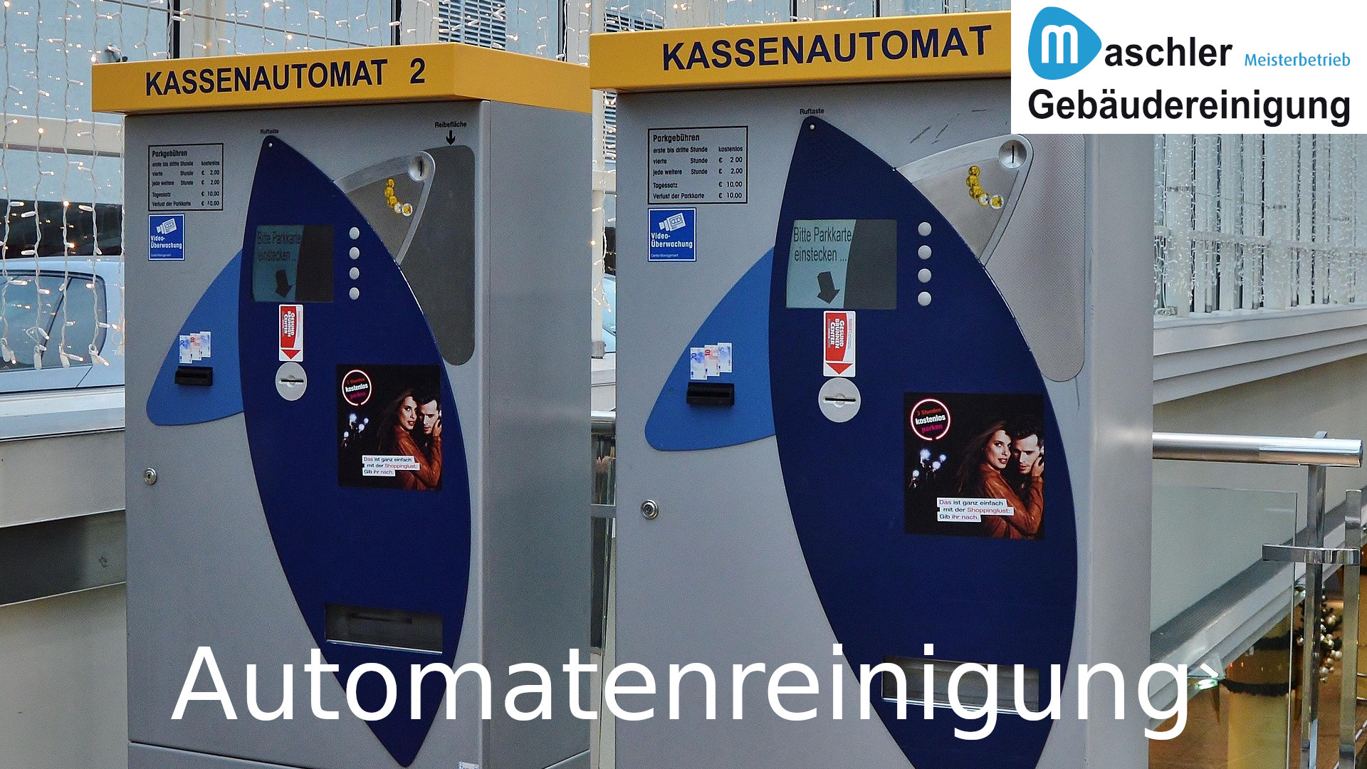 Gründliche Automatenreinigung - Gebäudereinigung Maschler Schwerin