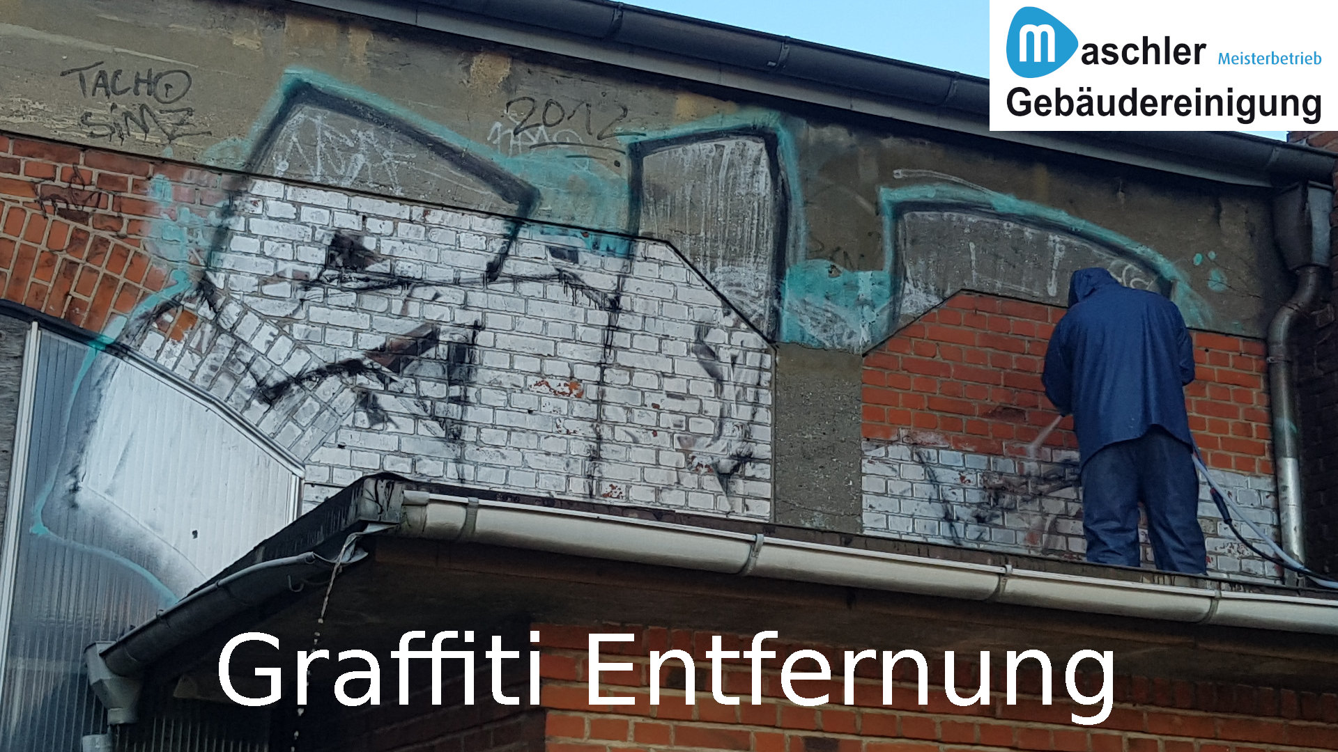 Graffitientfernung - Gebäudereinigung Maschler Schwerin