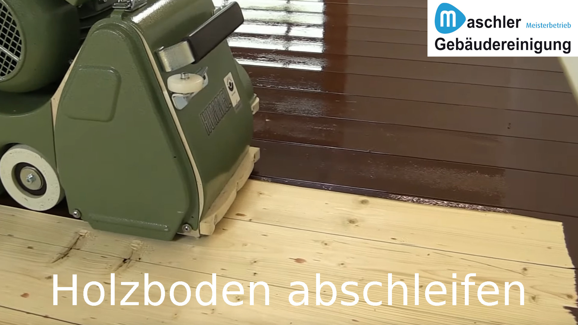Holzboden abschleifen - Gebäudereinigung Maschler Schwerin